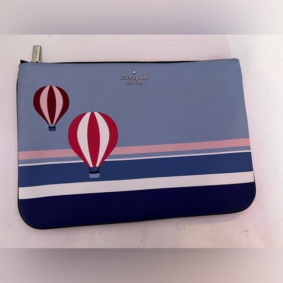 NWT Kate Spade Multicolor Hot Air Balloon Clutch - Picture 1 of 10